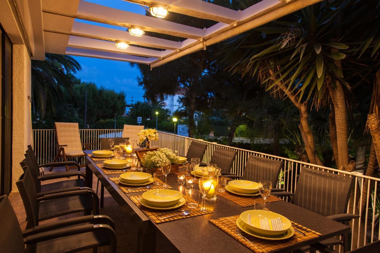 Villa Sitges Tupinetti Beach at 1 min walk Amaizing Garden&View Center Sitges 5 minutes walk Exterior foto